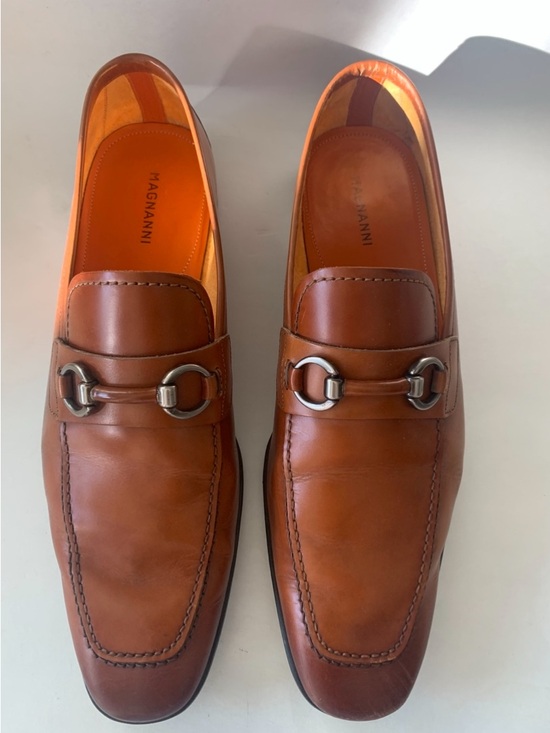 Magnanni Other - Magnanni Tan Leather Bit Loafers